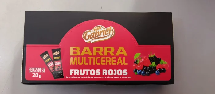 BARRA MULTICEREAL FRUTOS ROJOS